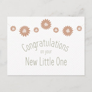 Congratulations on your New Little One Postcard