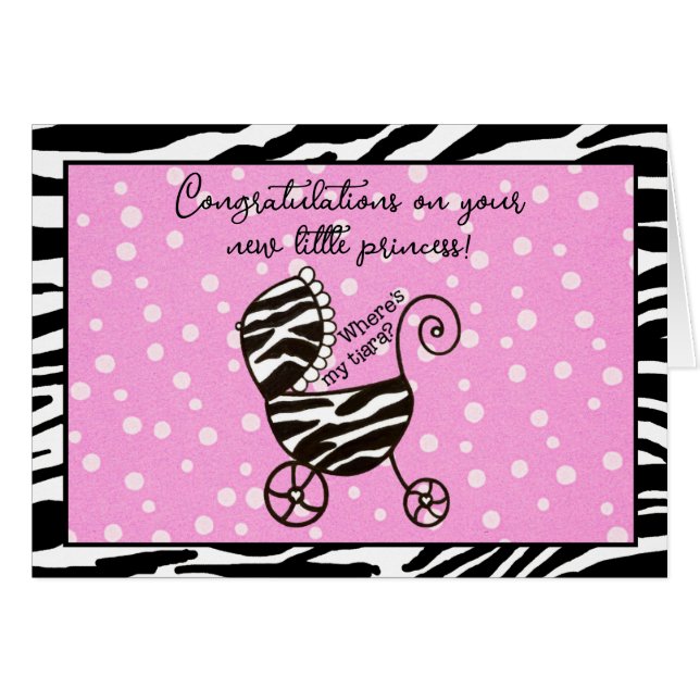 Congratulations on your new little Princess! (Front Horizontal)