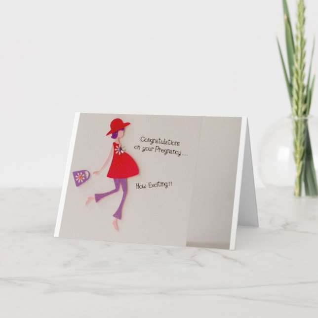 congratulations on your pregnancy! card (Front)