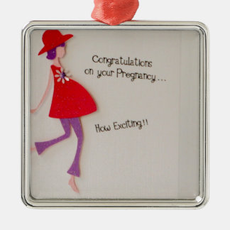 congratulations on your pregnancy! metal tree decoration