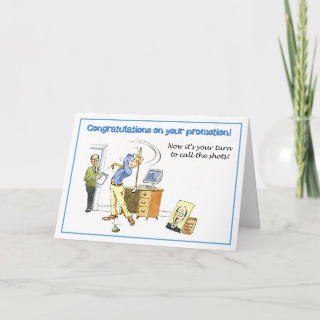 Congratulations on your promotion. card (Front)