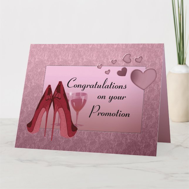 Congratulations on your Promotion Greeting Card (Front)