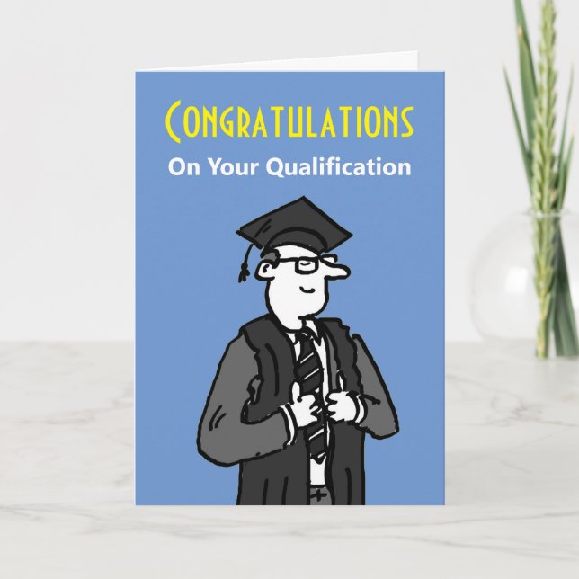 Congratulations on Your Qualification Card (Front)