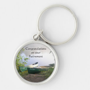 Congratulations On Your Retirement Canoes  Key Ring
