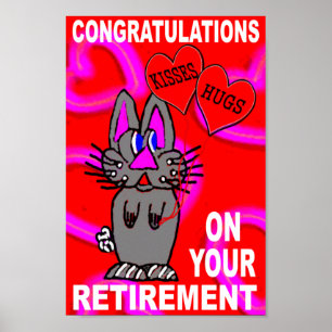 Congratulations On Your Retirement Poster