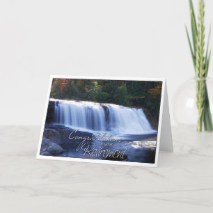 Congratulations on Your Retirement - Waterfall Pic Card
