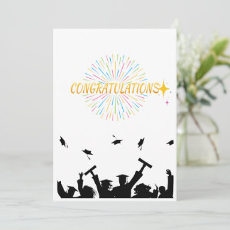 Congratulations on Your Success Flat Greeting Card