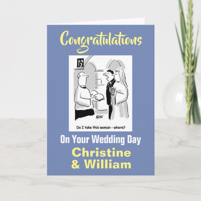 Congratulations on Your Wedding Card (Front)