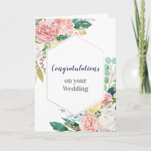 Congratulations on Your Wedding Card