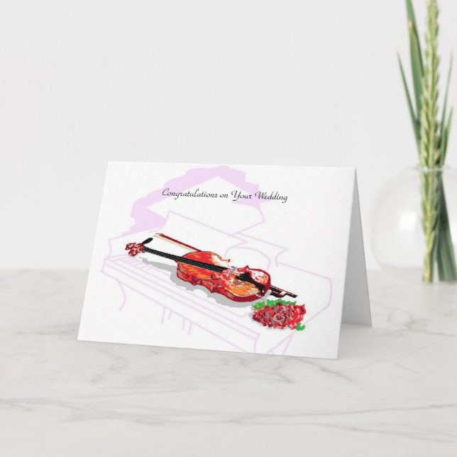 Congratulations on your Wedding Card (Front)