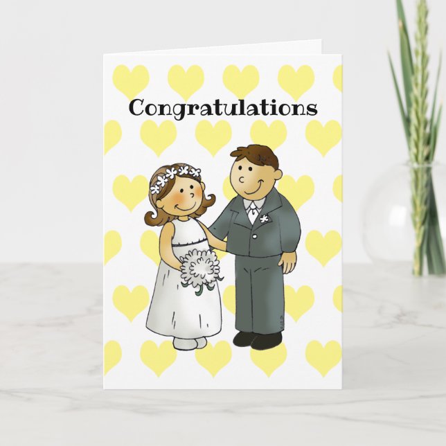 congratulations on your wedding card (Front)