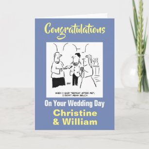 Congratulations on Your Wedding Card