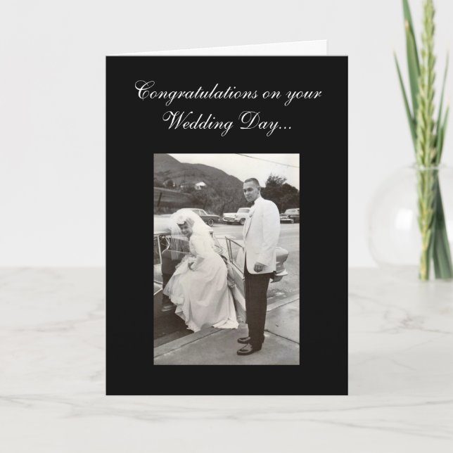 Congratulations on your Wedding Day... Card (Front)