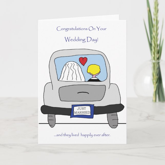 Congratulations On Your Wedding Day Card (Front)