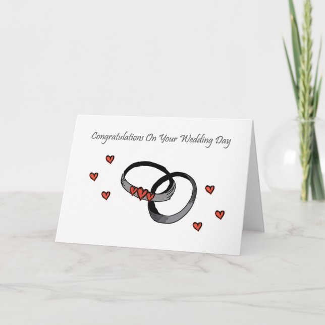 Congratulations On Your Wedding Day Card (Front)