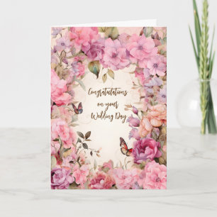 Congratulations on your Wedding Day Card