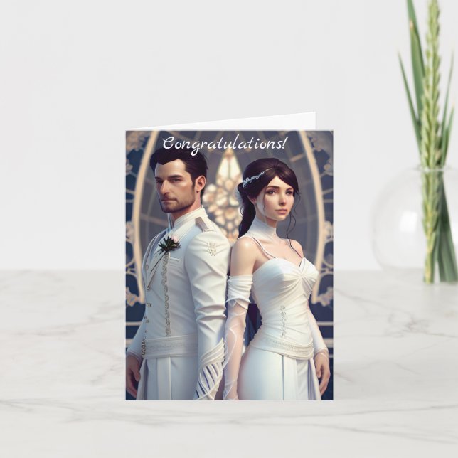 Congratulations on your Wedding Day Card (Front)