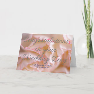 Congratulations on your Wedding Day Card
