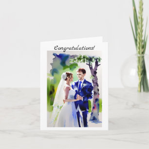 Congratulations on your Wedding Day Card