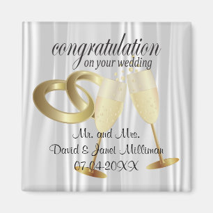Congratulations on Your Wedding Day Magnet