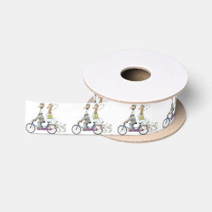 congratulations on your wedding - giraffes satin ribbon