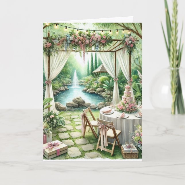 Congratulations on Your Wedding Greeting Card (Front)