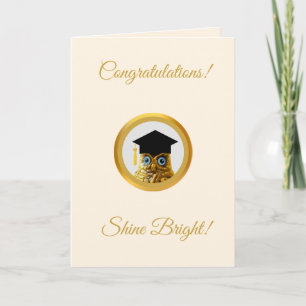Congratulations Owl Graduation Card