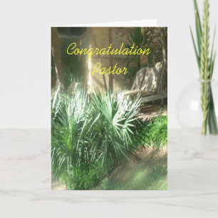 congratulations Pastor Card