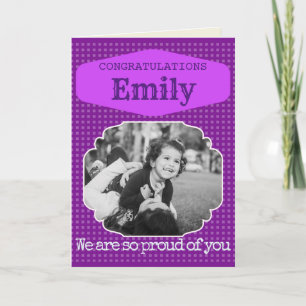 Congratulations Personalised Graduation Card
