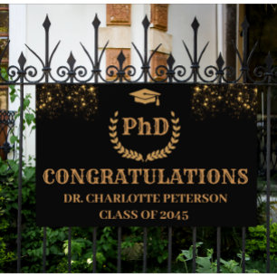 Congratulations PhD Graduate  Banner
