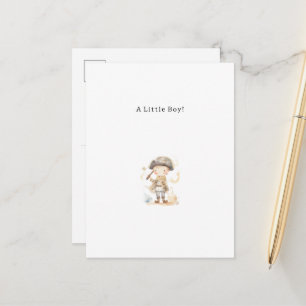 Congratulations Pirate New Baby Birth Card