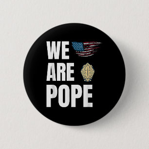 Congratulations Pope Leo Xiv. Us Celebration - We 6 Cm Round Badge