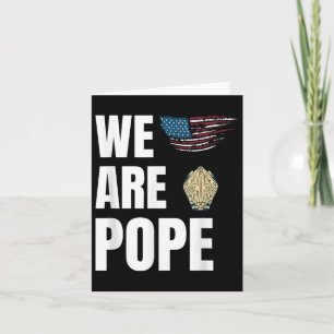 Congratulations Pope Leo Xiv. Us Celebration - We Card