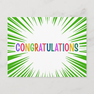 CONGRATULATIONS POSTCARD