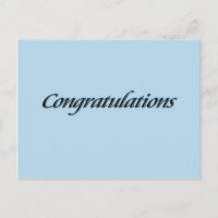 Congratulations