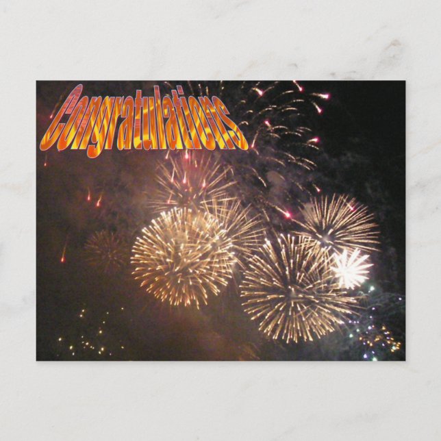 Congratulations Postcard (Front)