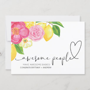 Congratulations Pregnancy Congrats on New Baby Card