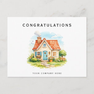 Congratulations Real Estate New Homeowner  Postcard