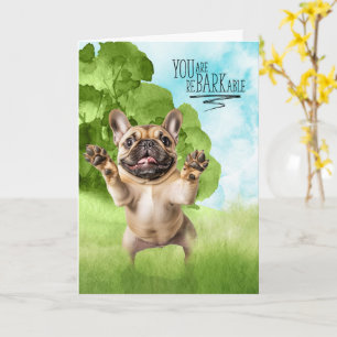 Congratulations reBARKable Tan French Bulldog Card