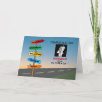 Congratulations Retirement Rd Signs Photo Name
