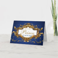 Congratulations| Royal Prince Baby Shower Card