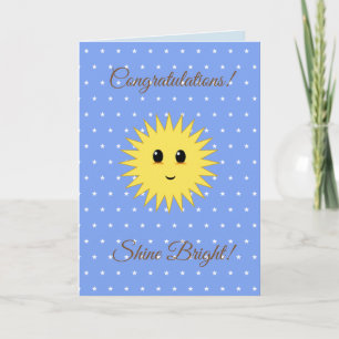 Congratulations Shine Bright Card