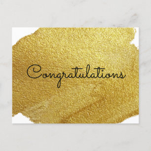 congratulations simple minimal text style card