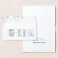 Congratulations Simple Modern Minimalist Folded