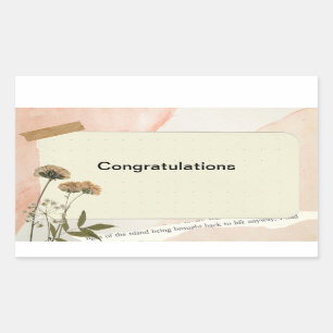 Congratulations stickers
