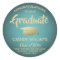 Congratulations Teal and Gold Trendy Graduation