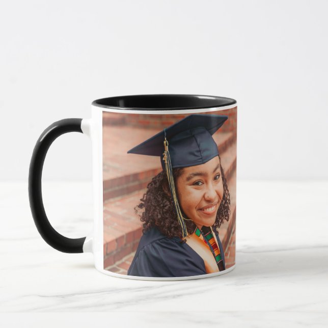 Congratulations Template Photo Graduate Graduation Mug (Left)