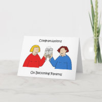 Congratulations to Lesbian Couple, New Parents.