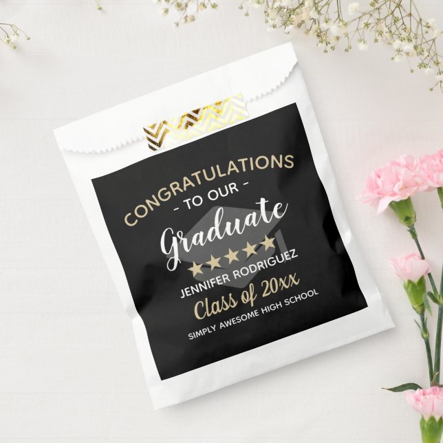 Congratulations To Our Graduate Graduation Party Favour Bags (Sealed)