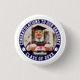 Congratulations To Our Graduate Graduation Photo 3 Cm Round Badge